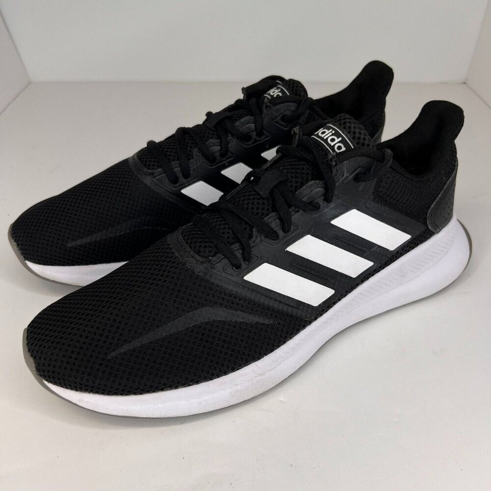 Adidas Womens ARTF36218 Black Runfalcon Mesh Low Top Size 9.5 Running Shoes